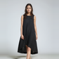 Asymmetrical Hem Linen Midi Dress COLMAR for Brides