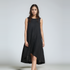 Asymmetrical Hem Linen Midi Dress COLMAR for Brides