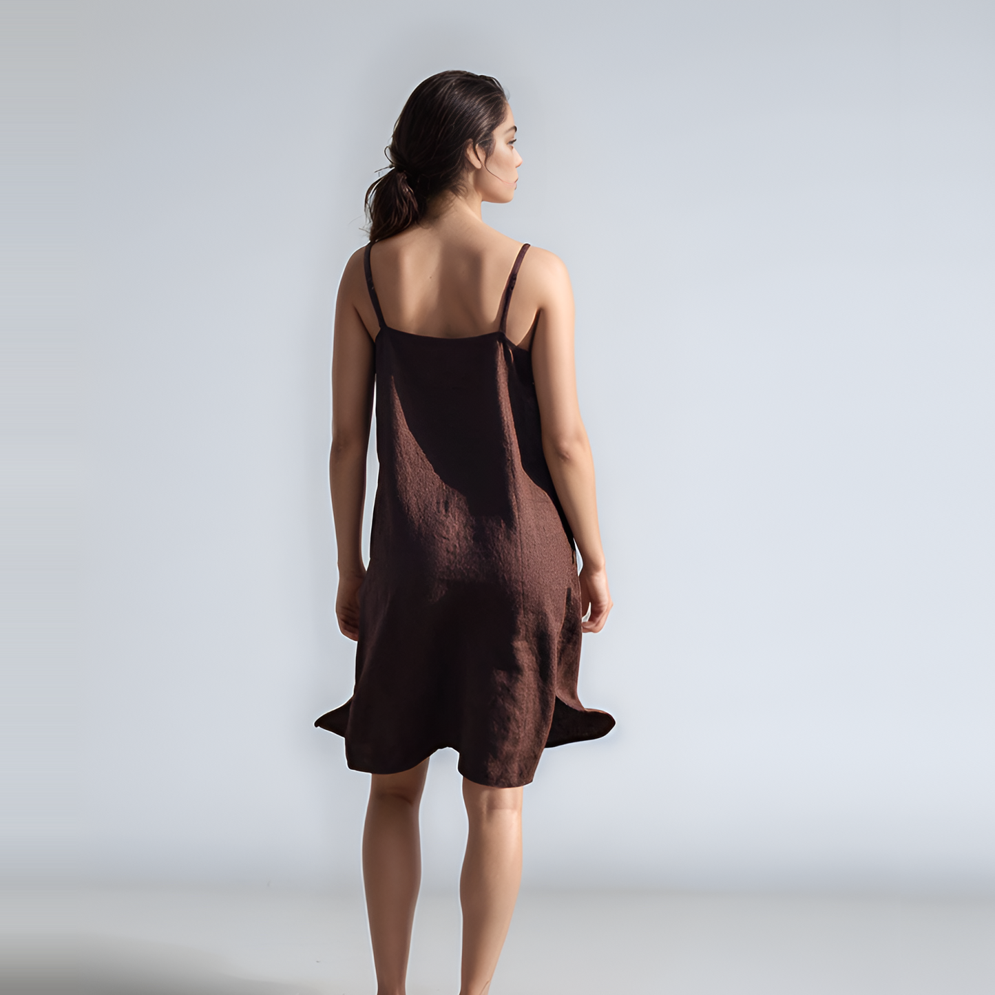 Beach Linen Slip Midi Dress ETRETAT for Summer