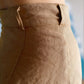 Belted A-Line Linen Mini Skirt AJACCIO for Beach