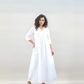 Cotton-Lined Linen Maxi Dress CORSICA with Pockets
