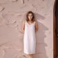 Lightweight Linen Slip Midi Dress ANDORRA for Summer
