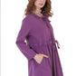 Long Sleeve Linen Maxi Dress NANCY with Pockets