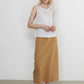 Long High Waist Linen Maxi Skirt REYKJAVIK Flowy
