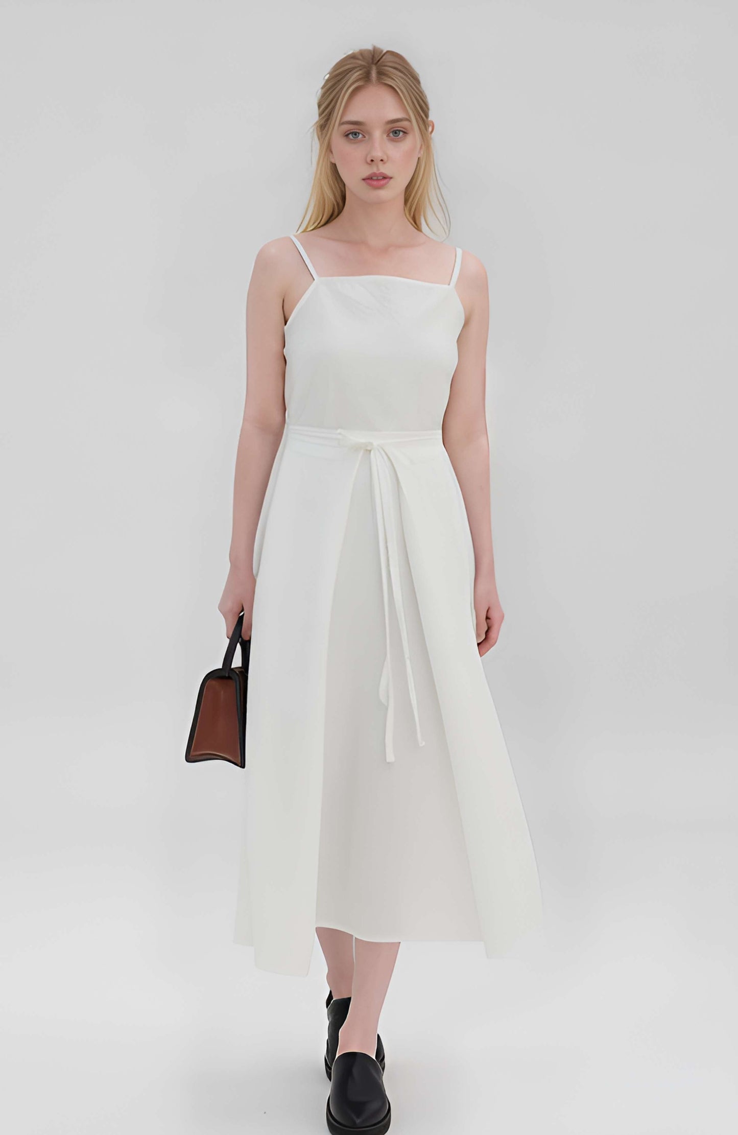 Long High Waist Linen Skirt ETRETAT Soft Flowy