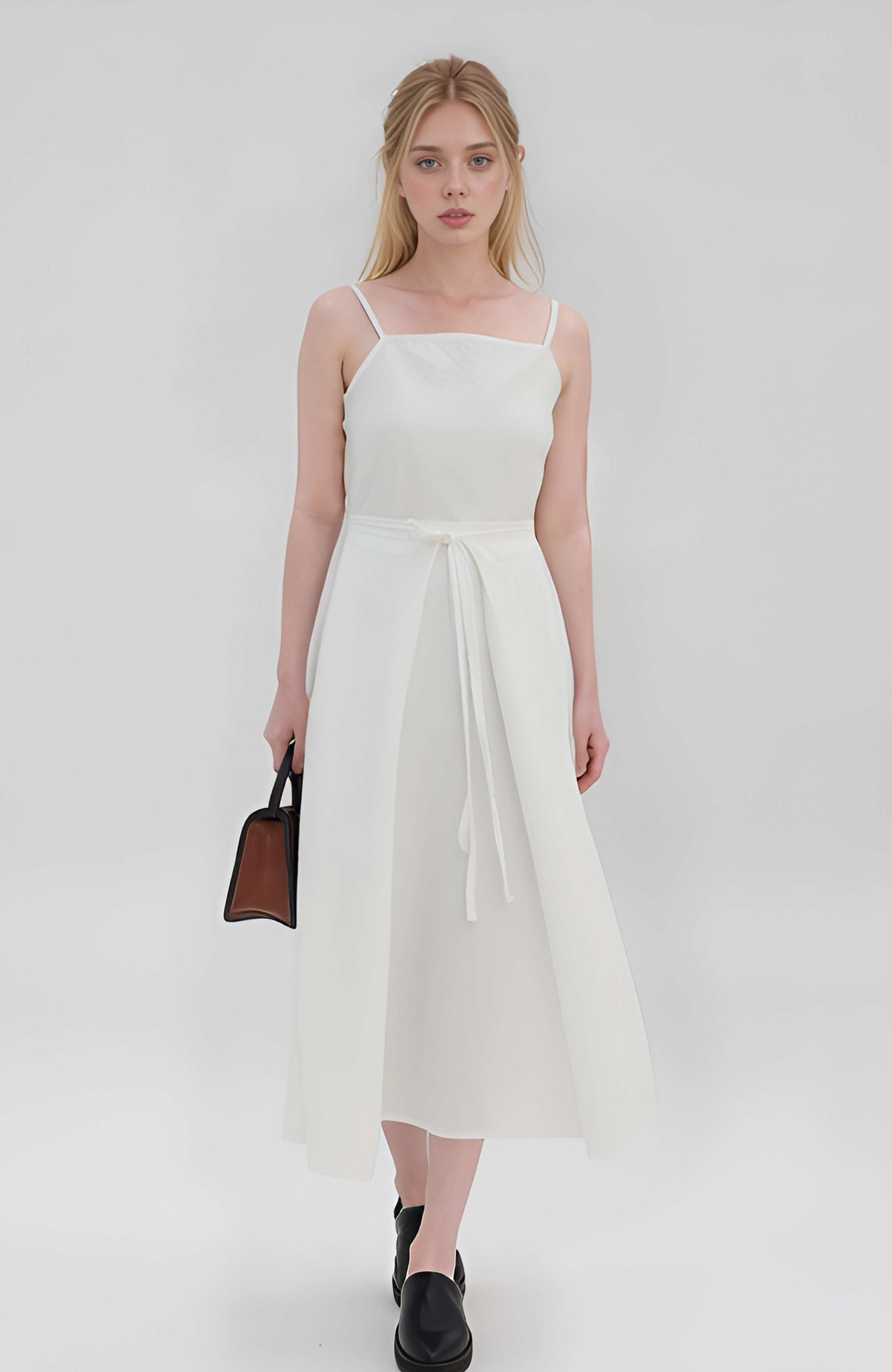 Long High Waist Linen Skirt ETRETAT Soft Flowy