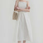 Long High Waist Linen Skirt ETRETAT Soft Flowy