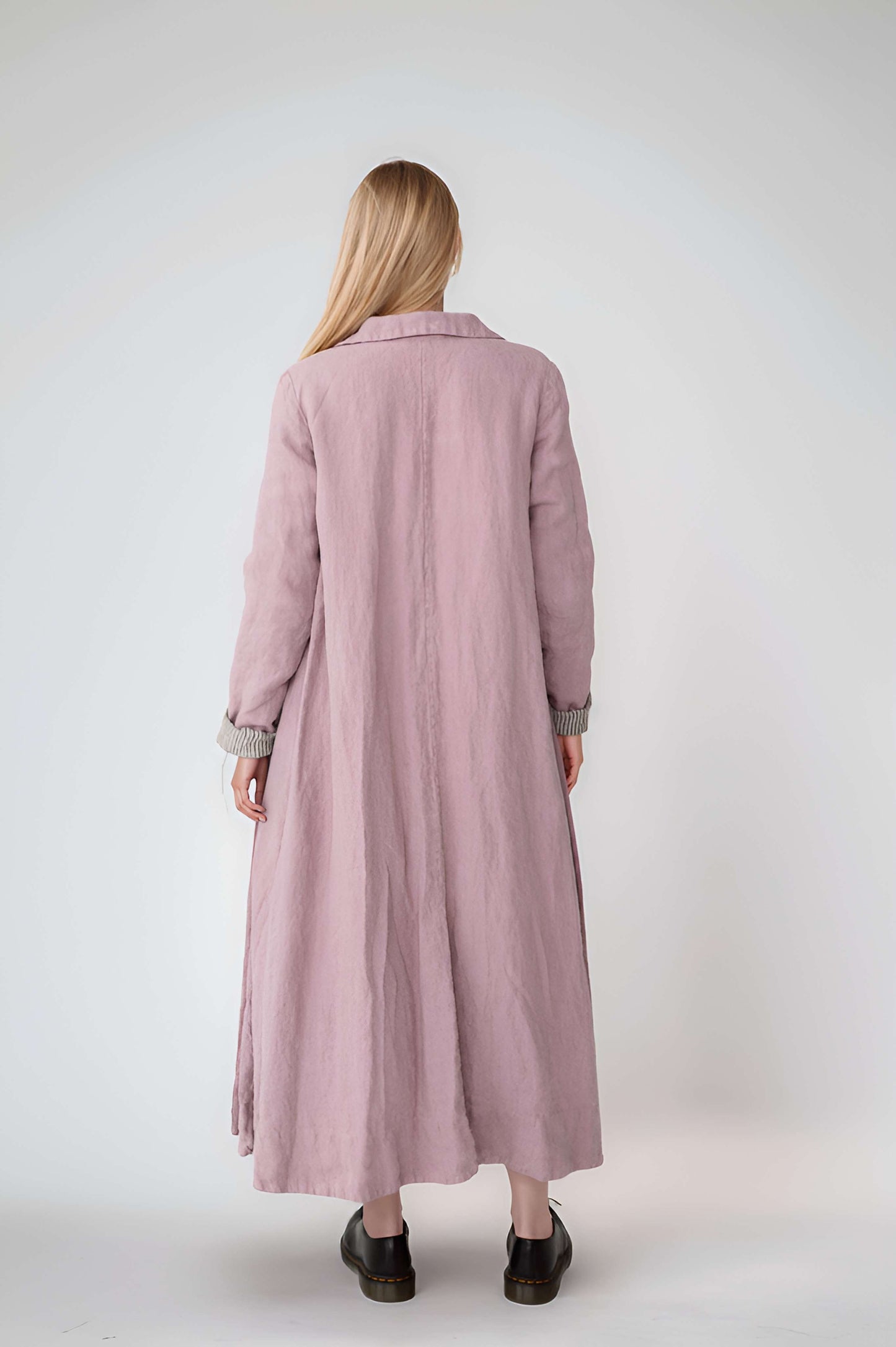 Loose Linen Blazer LILLE with Pockets Plus Size