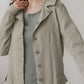 Minimal Linen Overcoat RENNES Vintage