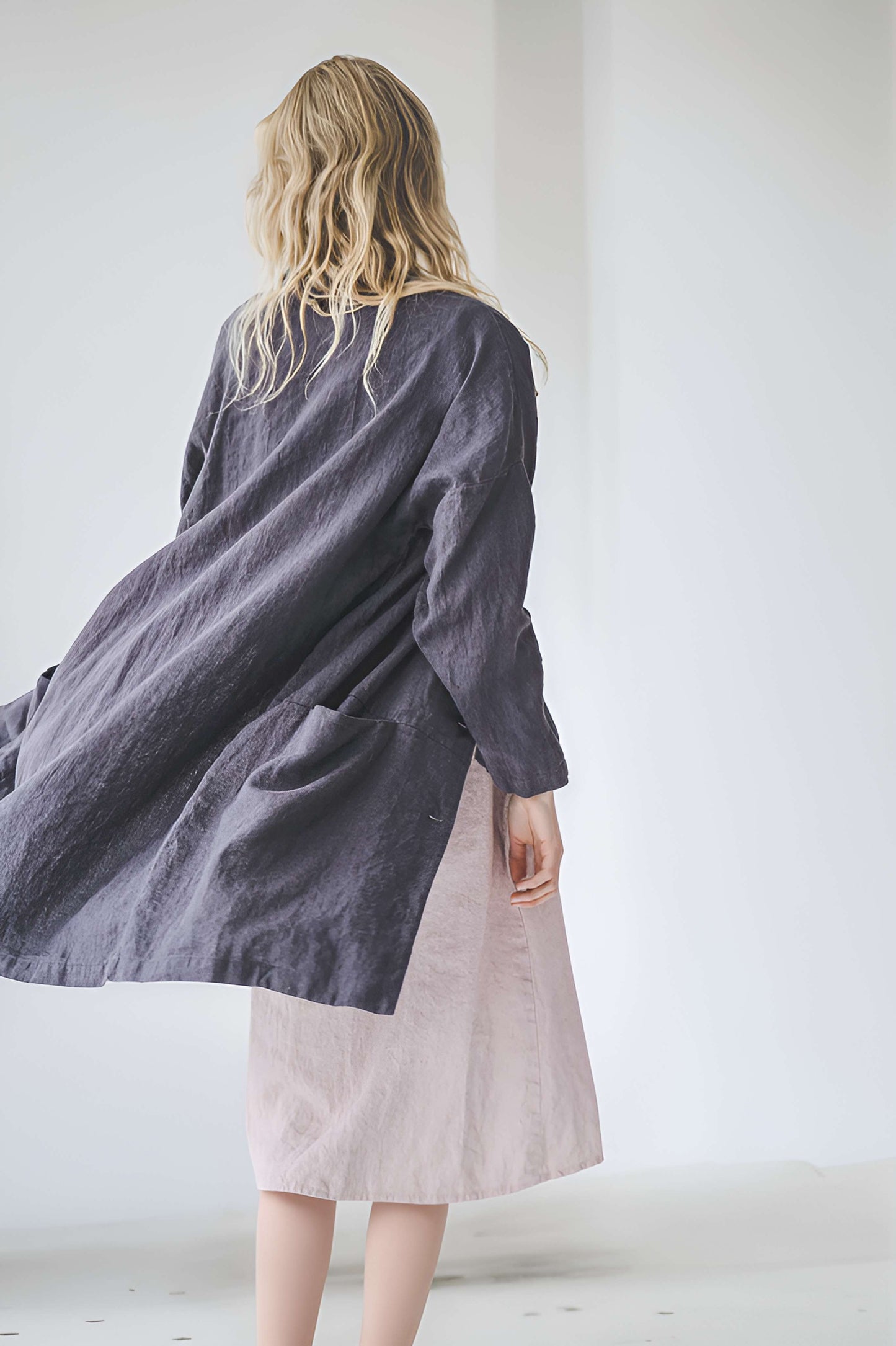 Minimalist Linen Jacket SEDONA Oversized