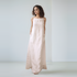 Minimalist Open Back Linen Maxi Dress CHAMONIX
