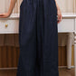 Minimalist Wide Leg Linen Palazzo Pants BANFF for Women
