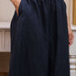 Minimalist Wide Leg Linen Palazzo Pants BANFF for Women