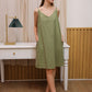 Minimalist Linen Cami Slip Dress TROYES for Summer