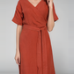 Organic Kimono Linen Wrap Dress VENICE for Vacation