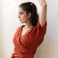 Organic Kimono Linen Wrap Dress VENICE for Vacation