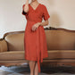 Organic Kimono Linen Wrap Dress VENICE for Vacation