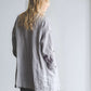 Oversized Casual Linen Coat ANNECY with Pockets