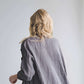 Oversized Linen Blazer BANFF with Pockets Plus Size