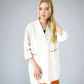 Oversized Linen Summer Jacket ASPEN with Pockets