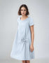 Petite Bow Detail Linen Dress TOULON for Vacation