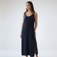 Resort Linen Slip Dress LYON with Side Slit
