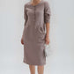 Sleeveless Linen Midi Dress GRENOBLE Casual Summer