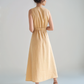 Sleeveless Wrap Linen Maxi Dress ALBI Summer Flowy