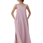 Tank Linen Maxi Dress ARLES Sleeveless Pockets