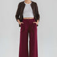 Wide Leg Linen Palazzo Pants ANGERS with Pockets