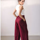 Wide Leg Linen Palazzo Pants ANGERS with Pockets