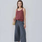 Wide Leg Linen Skirt Pants METZ Maxi Flowy