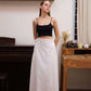 Wrap Waist Linen Maxi Skirt BLOIS with Pockets